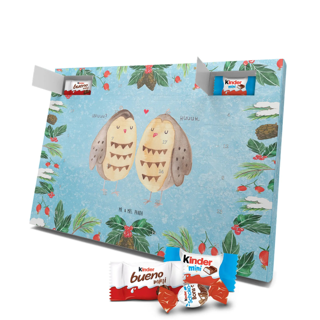 Chocolate advent calendar owls Love illustrated, nocturnal, romantic gift, gift ideas, birthday present, forest animal, bird, owl decor, Girlfriend gift, Pun funny, Owl decoration, Love saying, Wedding saying, Friend