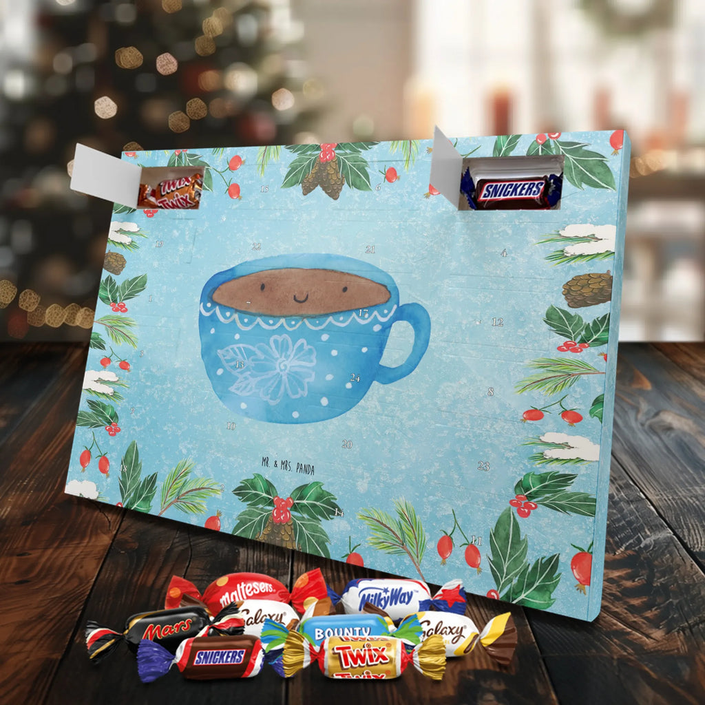 Chocolate advent calendar Coffee Cup gift ideas, gifts, small animals, good mood, cute, funny sayings, cute animal motives, hand drawn, special gifts, card, animal lover, pleasure, taste, cup