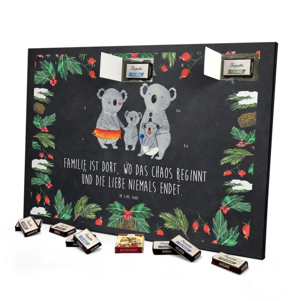 Chocolate advent calendar Koala Family Father's Day, Mother's Day, children, siblings, family life