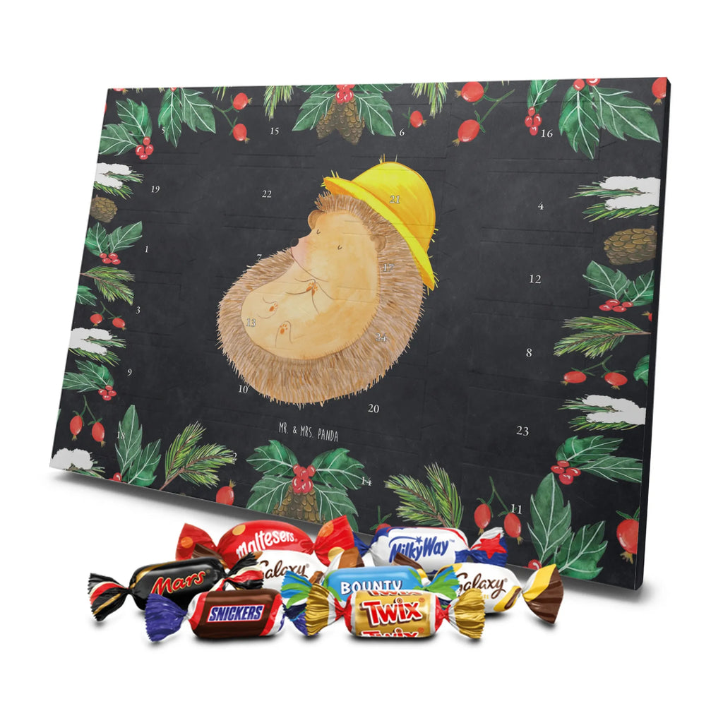 Chocolate advent calendar Hedgehog Pray gift ideas, gifts, small animals, good mood, cute, funny sayings, cute animal motives, hand drawn, special gifts, card, animal lover, pray, God, sun hat, enjoy, hedgehog with hat, gratitude, be grateful