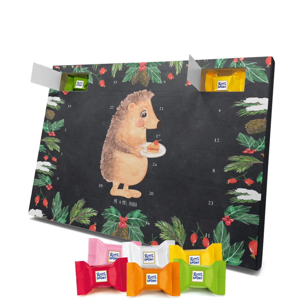 Chocolate advent calendar Hedgehog piece of cake gift ideas, gifts, small animals, good mood, cute, funny sayings, cute animal motives, hand drawn, special gifts, card, animal lover, birthday cake, invitation party, bake cake, food saying, baking gift, cake