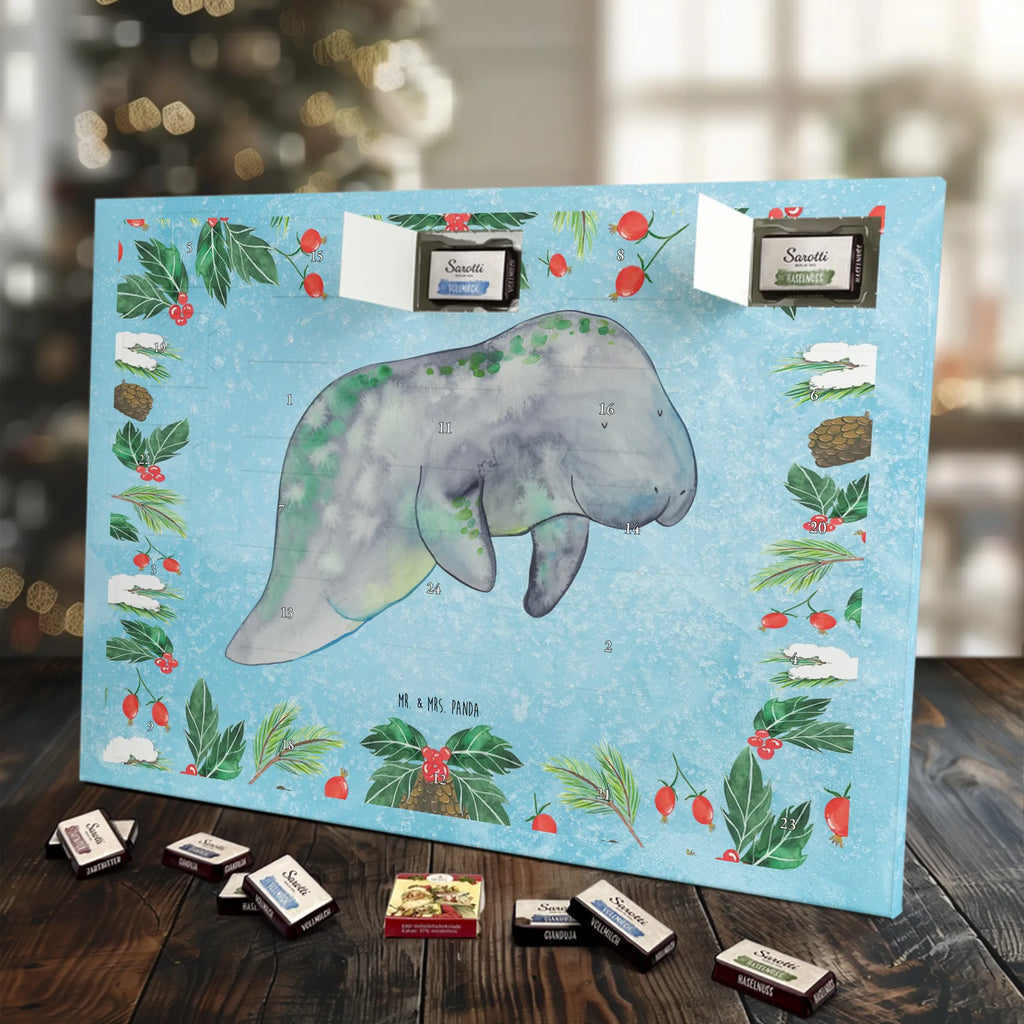 Chocolate advent calendar manatee Relax manatee, vacation, aquatic animals, deep sea, underwater animals, seafood fans, underwater world, seafood posters, seafood decoration, whale, reef, water world, lobster, sea urchin, gift ideas, shrimp, narwhal, corals, gifts for seafood lovers, platypus, crocodile, shells, Seafood, ocean, food, diet mania, sweets, diet, manatees, sugar, losing weight