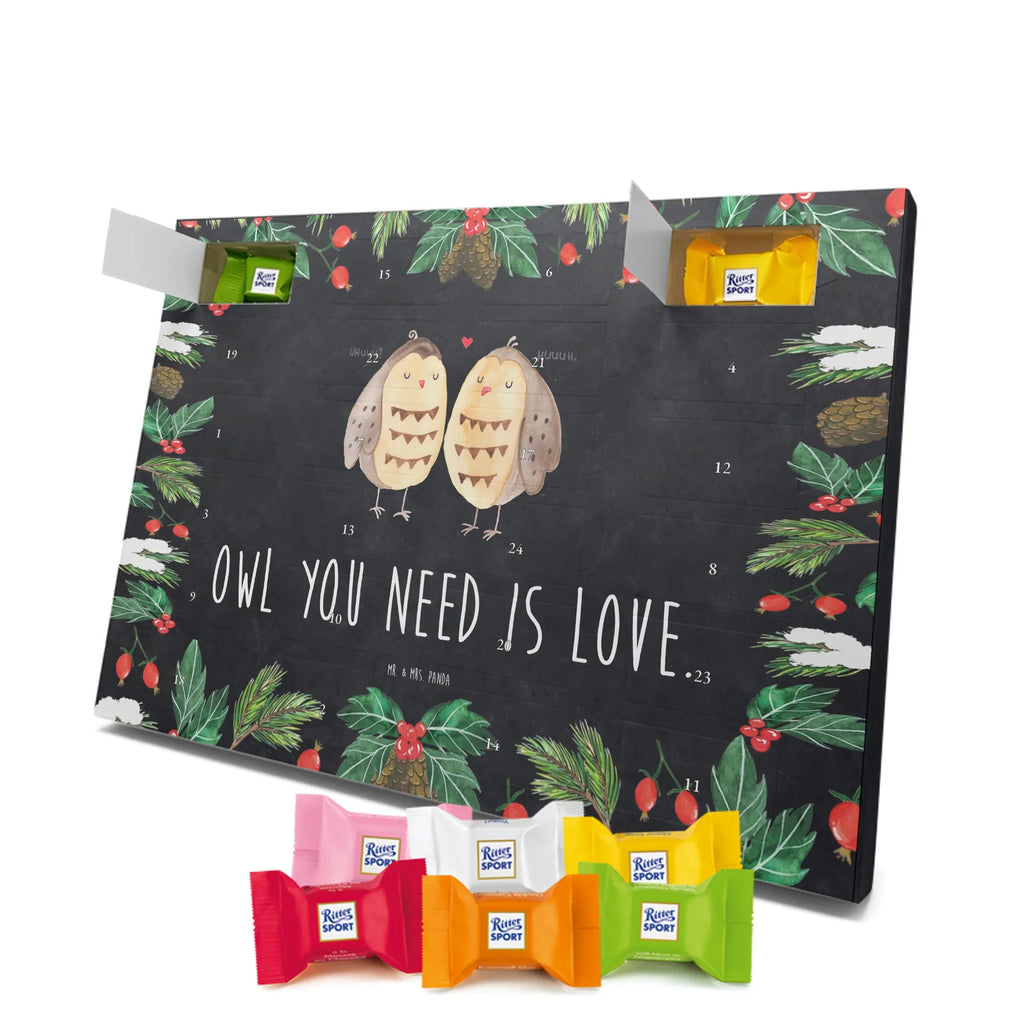 Chocolate advent calendar owls Love illustrated, nocturnal, romantic gift, gift ideas, birthday present, forest animal, bird, owl decor, Girlfriend gift, Pun funny, Owl decoration, Love saying, Wedding saying, Friend