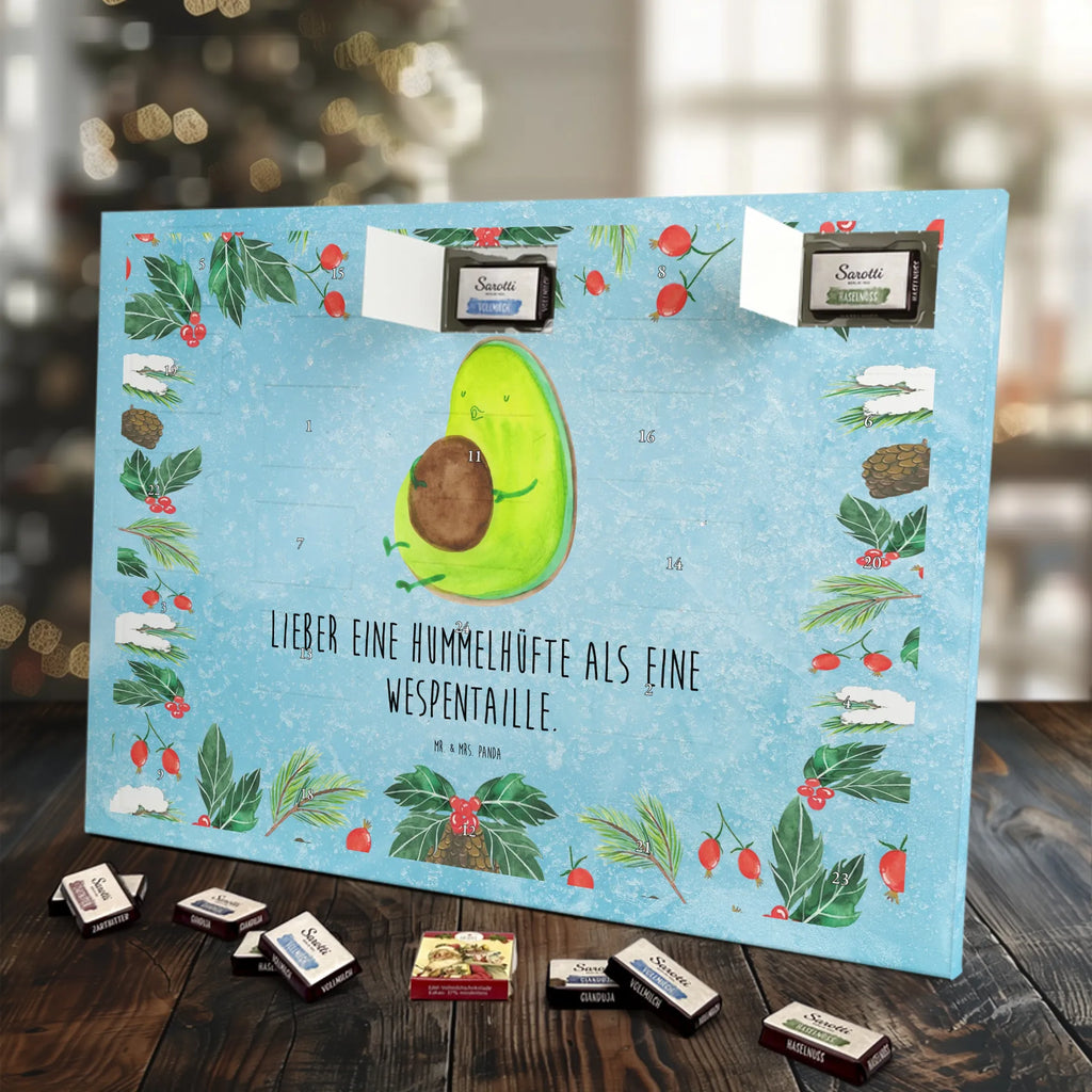 Chocolate advent calendar avocado Pipes vegetables, chubby, being fat, diet, losing weight, nutrition