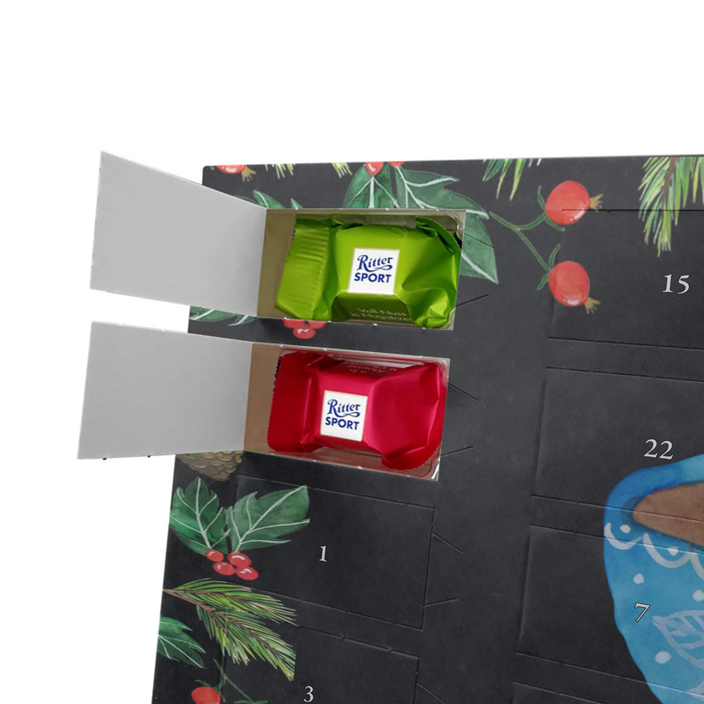 Chocolate advent calendar Coffee Cup gift ideas, gifts, small animals, good mood, cute, funny sayings, cute animal motives, hand drawn, special gifts, card, animal lover, pleasure, taste, cup