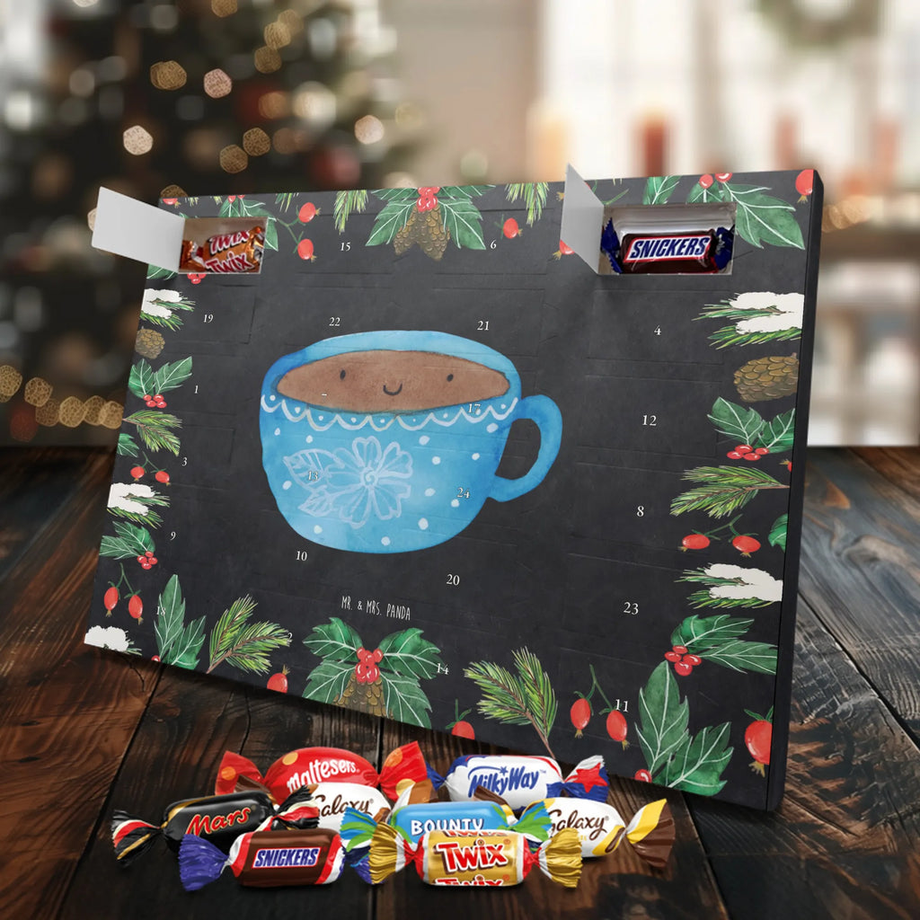 Chocolate advent calendar Coffee Cup gift ideas, gifts, small animals, good mood, cute, funny sayings, cute animal motives, hand drawn, special gifts, card, animal lover, pleasure, taste, cup