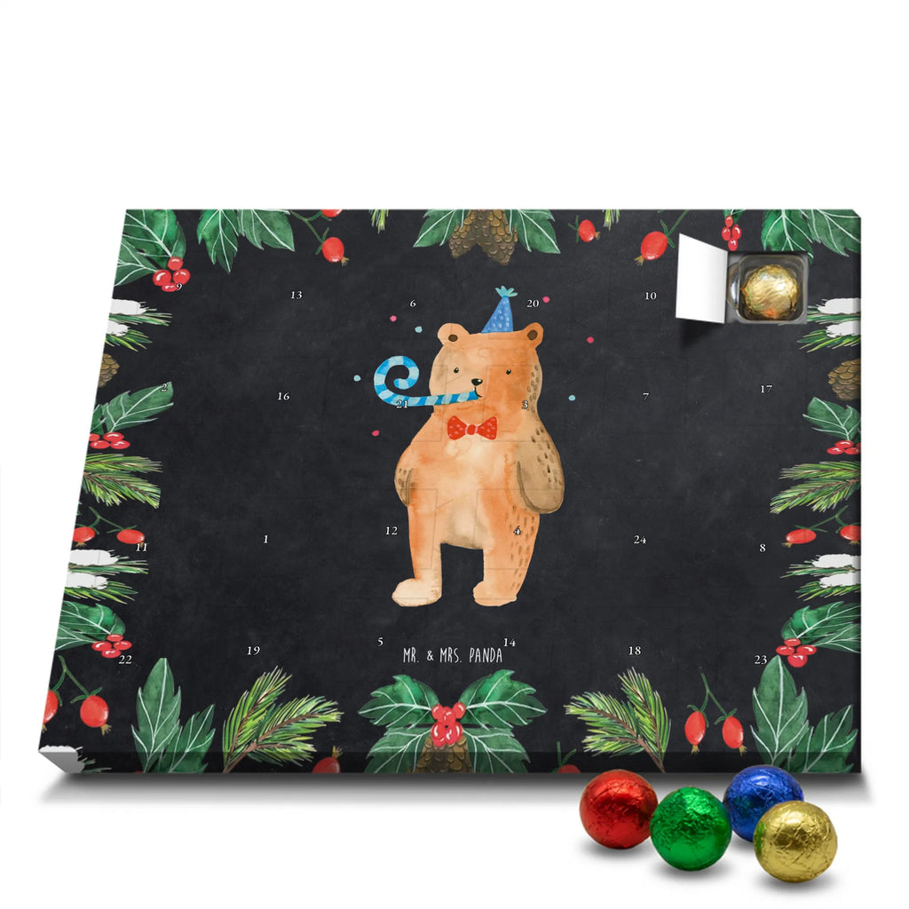 Chocolate advent calendar bear Birthday cuddly toy, teddy bear