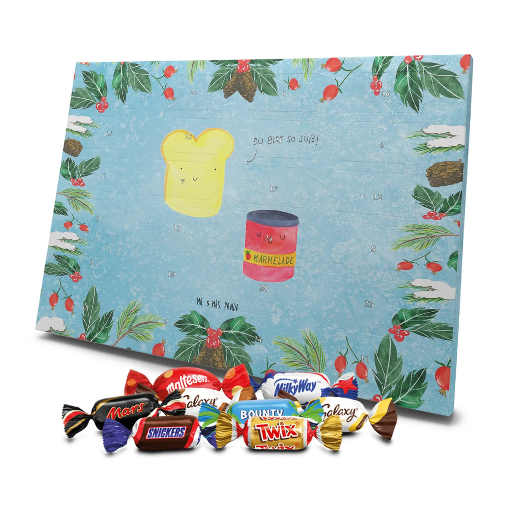 Chocolate advent calendar toast jam gift ideas, gifts, small animals, good mood, cute, funny sayings, cute animal motives, hand drawn, special gifts, card, animal lover, kitchen saying, kitchen decoration, cute postcard, breakfast invitation, jam, bread, sweet