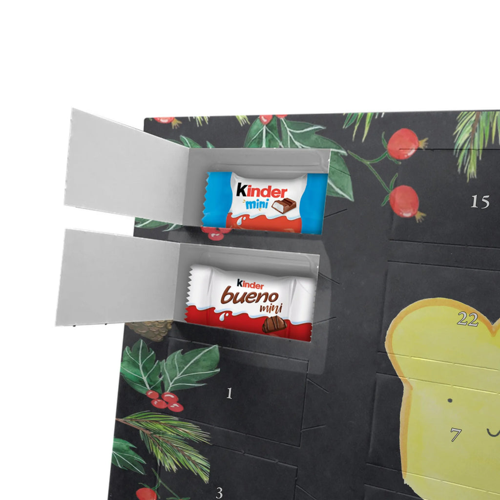 Chocolate advent calendar toast jam gift ideas, gifts, small animals, good mood, cute, funny sayings, cute animal motives, hand drawn, special gifts, card, animal lover, kitchen saying, kitchen decoration, cute postcard, breakfast invitation, jam, bread, sweet