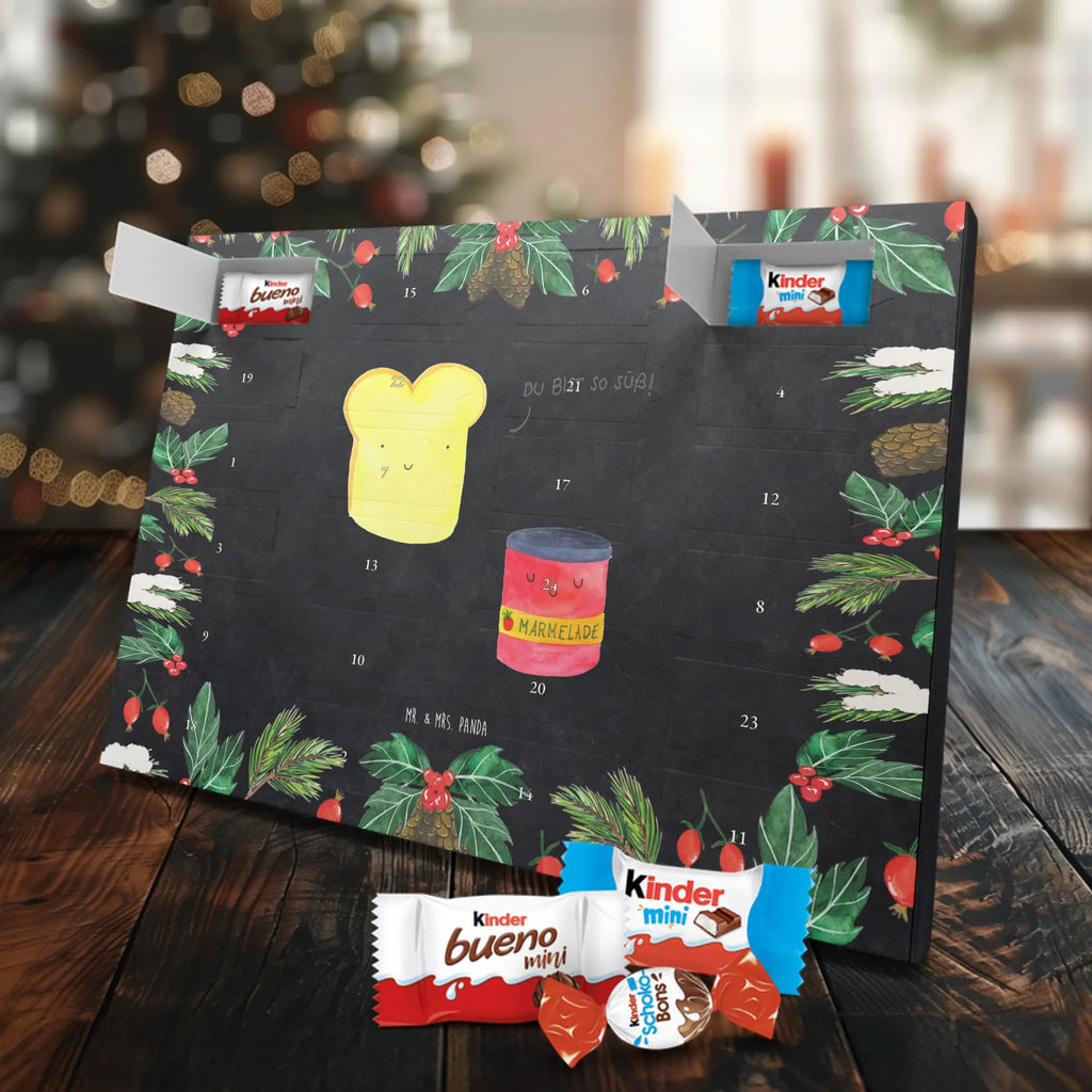 Chocolate advent calendar toast jam gift ideas, gifts, small animals, good mood, cute, funny sayings, cute animal motives, hand drawn, special gifts, card, animal lover, kitchen saying, kitchen decoration, cute postcard, breakfast invitation, jam, bread, sweet