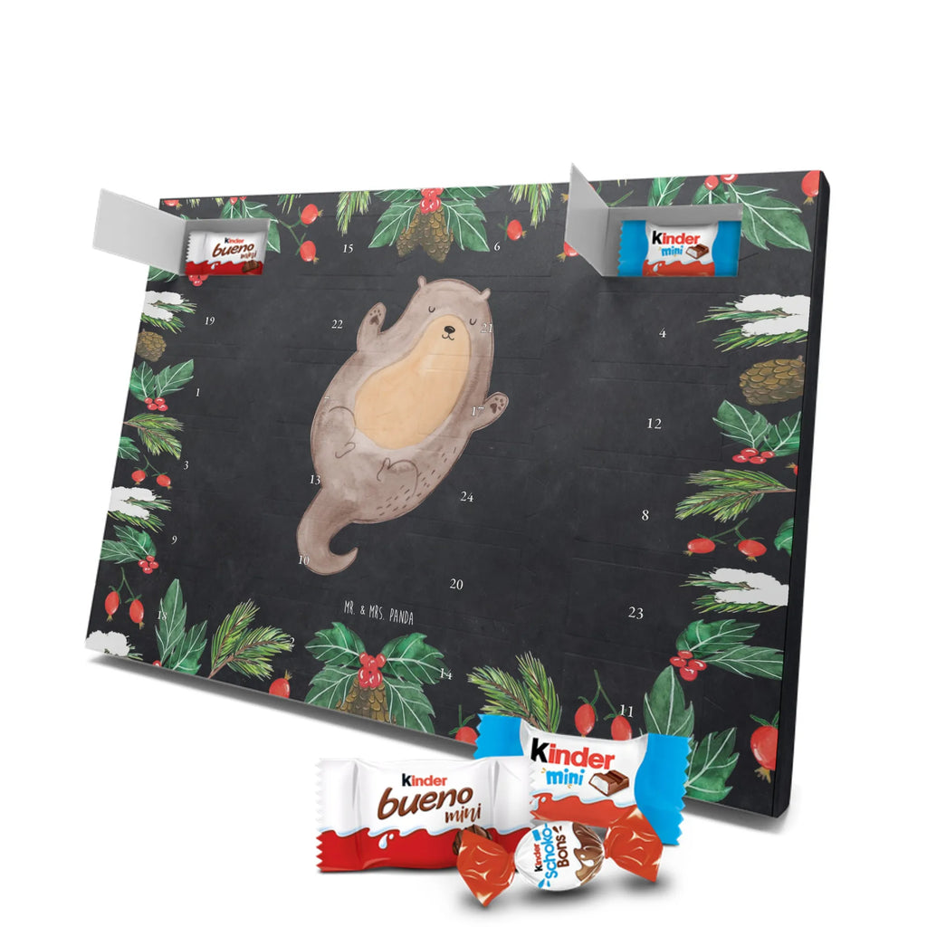Chocolate advent calendar otter Embrace mammal, predator, gifts for people in love, gift ideas for animal lovers, animal, aquatic animal, marten, otter gifts, water mammal, water, water animal, sea otter, animal lover, European otter, baby otter, Otter Sea Otter Lake Otter