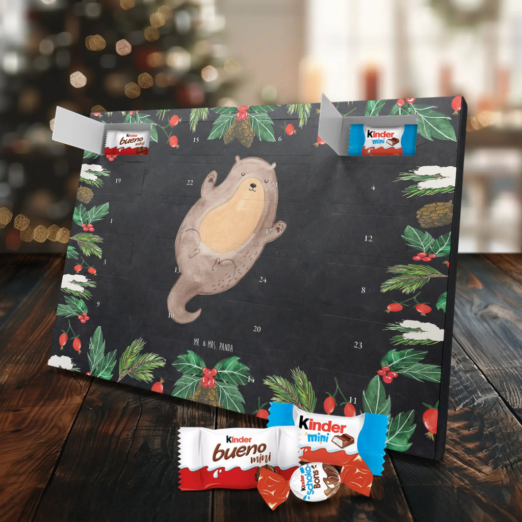 Chocolate advent calendar otter Embrace mammal, predator, gifts for people in love, gift ideas for animal lovers, animal, aquatic animal, marten, otter gifts, water mammal, water, water animal, sea otter, animal lover, European otter, baby otter, Otter Sea Otter Lake Otter