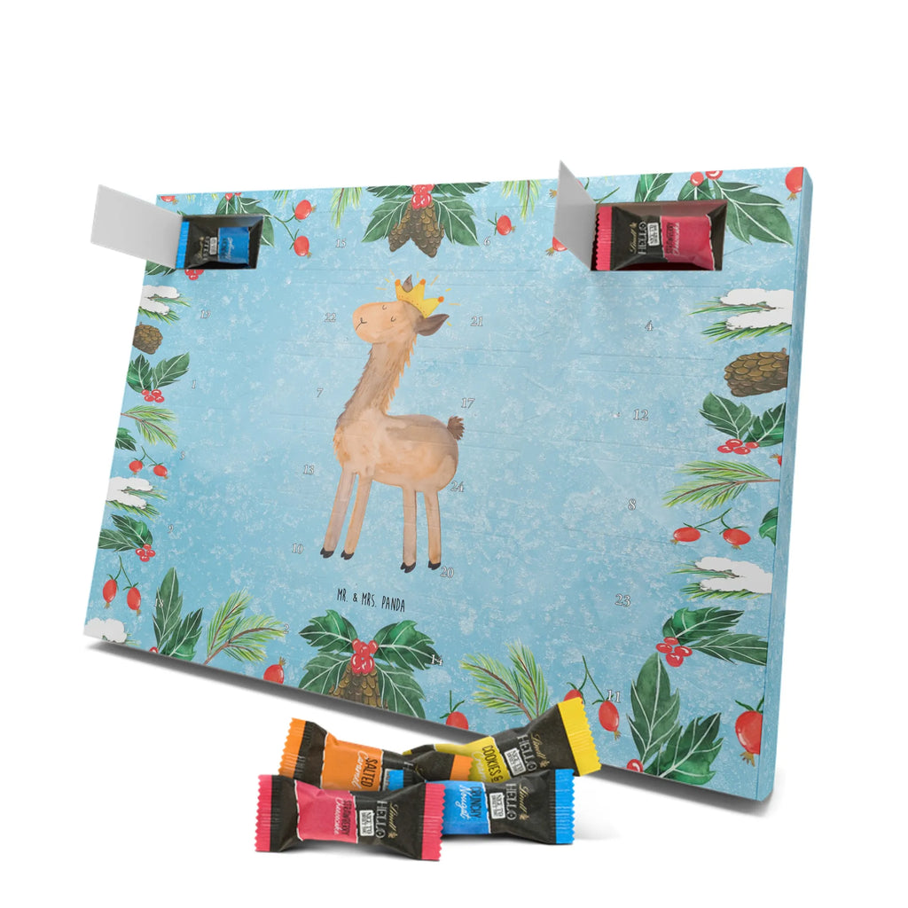 Chocolate advent calendar lama king Llama, alpaca, trendy animal, office colleague, mum, colleague, king, girlfriend, supervisor, high school graduation