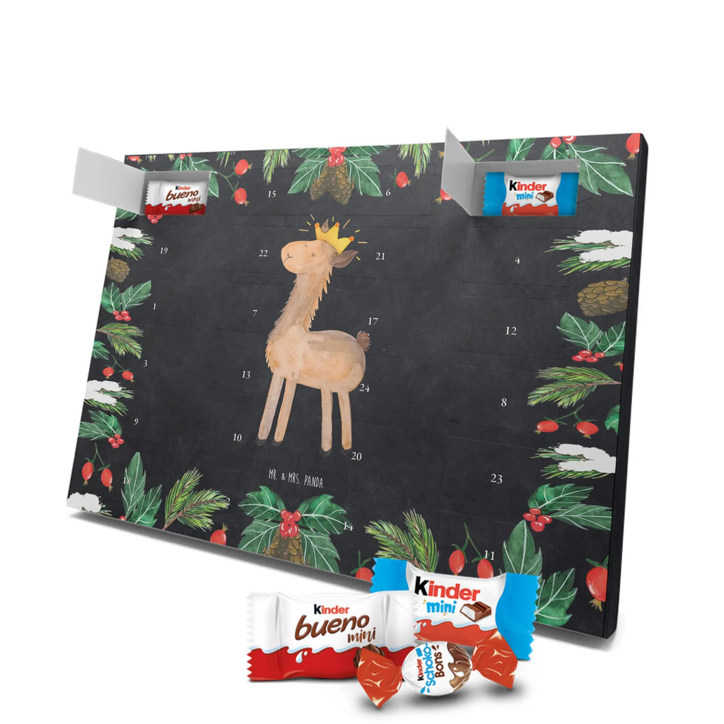 Chocolate advent calendar lama king Llama, alpaca, trendy animal, office colleague, mum, colleague, king, girlfriend, supervisor, high school graduation