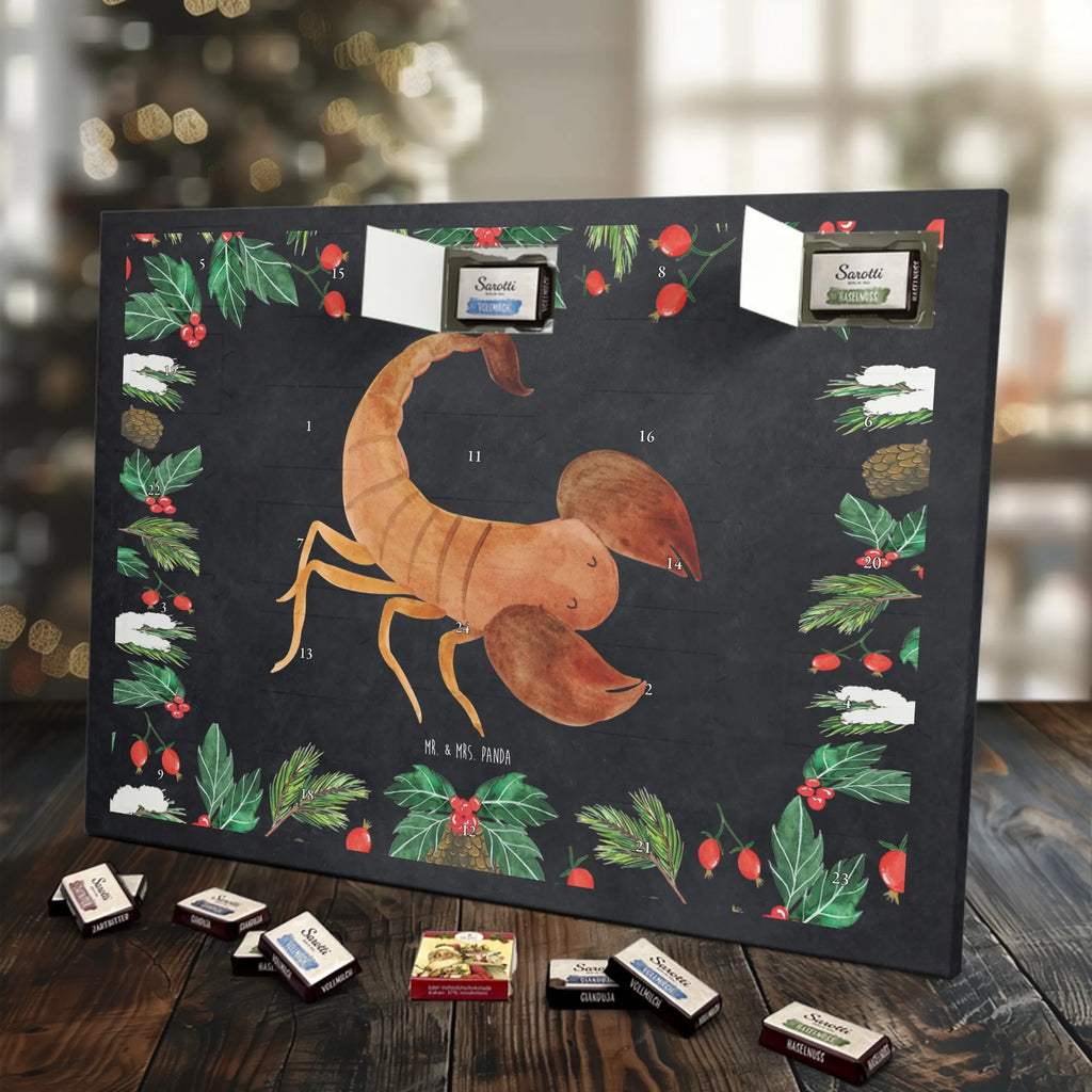 Chocolate advent calendar Star sign Scorpio date of birth, month of birth, constellations, birthdays, astrology, birthday october, scorpion gift, scorpion star sign, scorpions, gift october, birthday november, gift november