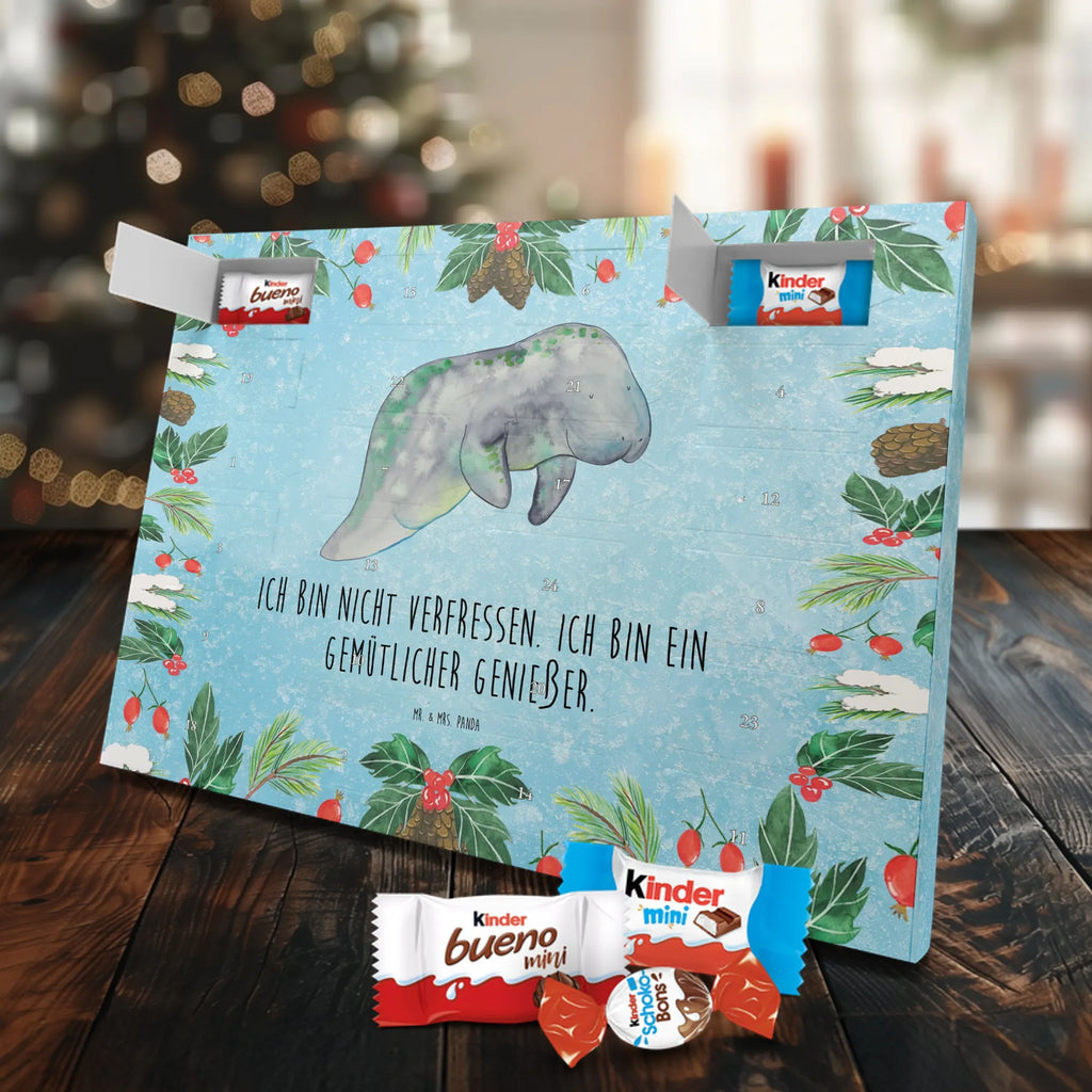 Chocolate advent calendar manatee Relax manatee, vacation, aquatic animals, deep sea, underwater animals, seafood fans, underwater world, seafood posters, seafood decoration, whale, reef, water world, lobster, sea urchin, gift ideas, shrimp, narwhal, corals, gifts for seafood lovers, platypus, crocodile, shells, Seafood, ocean, food, diet mania, sweets, diet, manatees, sugar, losing weight