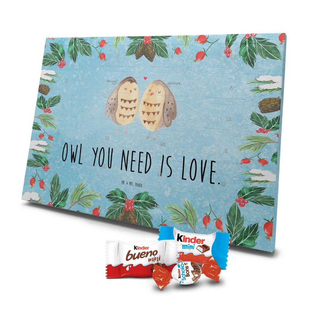 Chocolate advent calendar owls Love illustrated, nocturnal, romantic gift, gift ideas, birthday present, forest animal, bird, owl decor, Girlfriend gift, Pun funny, Owl decoration, Love saying, Wedding saying, Friend