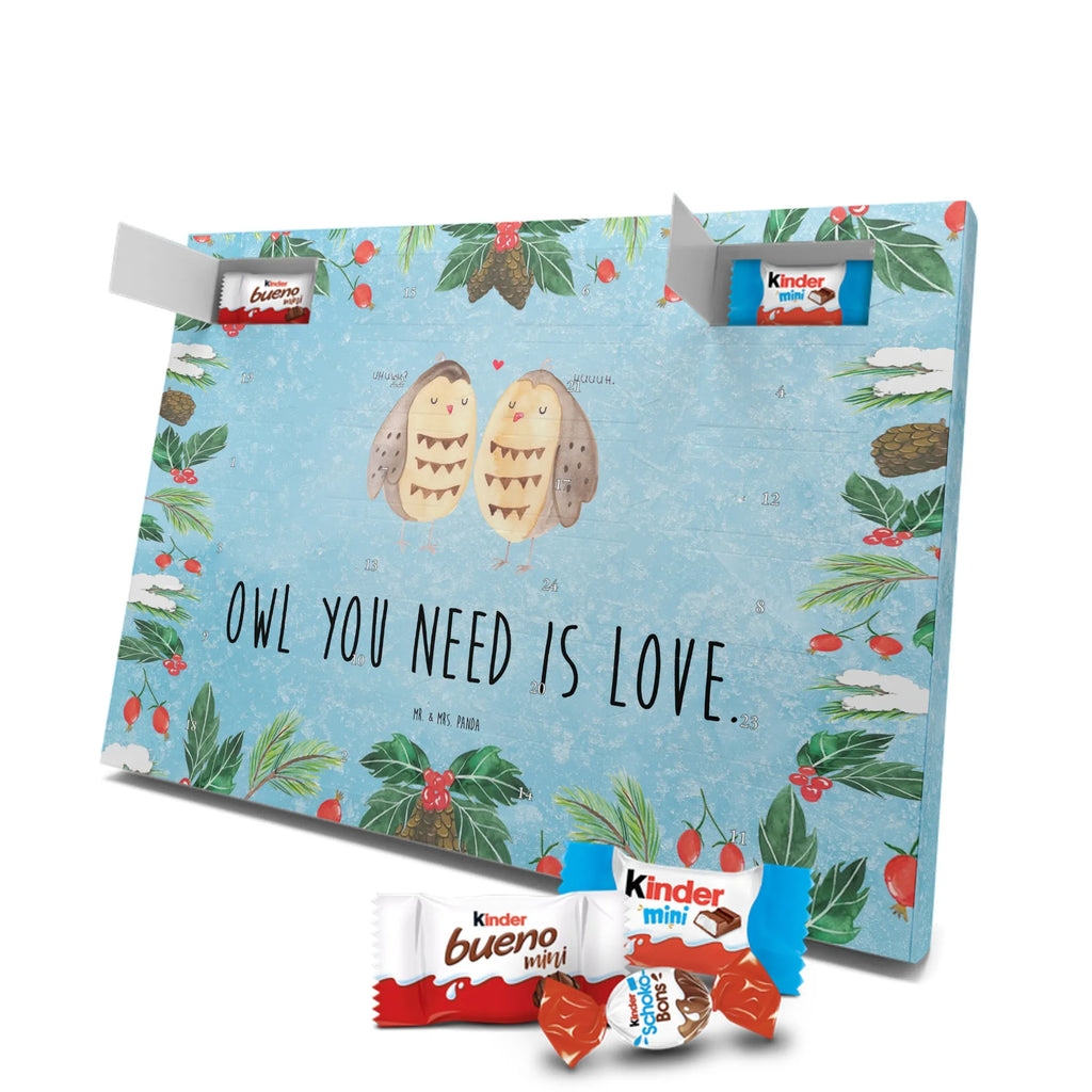 Chocolate advent calendar owls Love illustrated, nocturnal, romantic gift, gift ideas, birthday present, forest animal, bird, owl decor, Girlfriend gift, Pun funny, Owl decoration, Love saying, Wedding saying, Friend