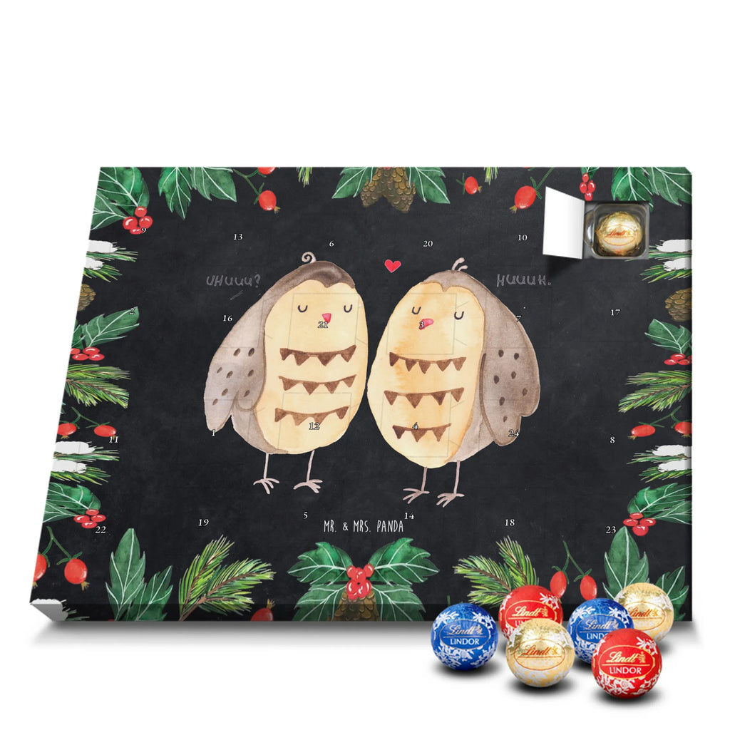 Chocolate advent calendar owls Love illustrated, nocturnal, romantic gift, gift ideas, birthday present, forest animal, bird, owl decor, Girlfriend gift, Pun funny, Owl decoration, Love saying, Wedding saying, Friend