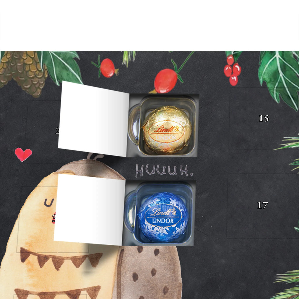 Chocolate advent calendar owls Love illustrated, nocturnal, romantic gift, gift ideas, birthday present, forest animal, bird, owl decor, Girlfriend gift, Pun funny, Owl decoration, Love saying, Wedding saying, Friend