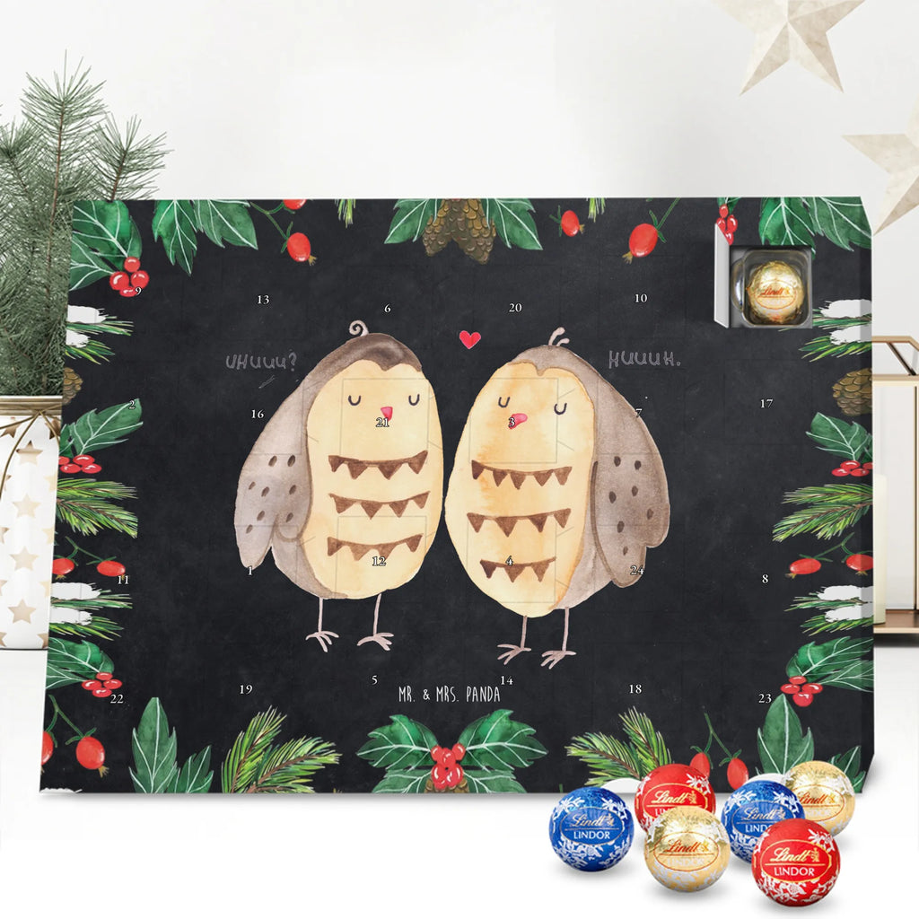 Chocolate advent calendar owls Love illustrated, nocturnal, romantic gift, gift ideas, birthday present, forest animal, bird, owl decor, Girlfriend gift, Pun funny, Owl decoration, Love saying, Wedding saying, Friend