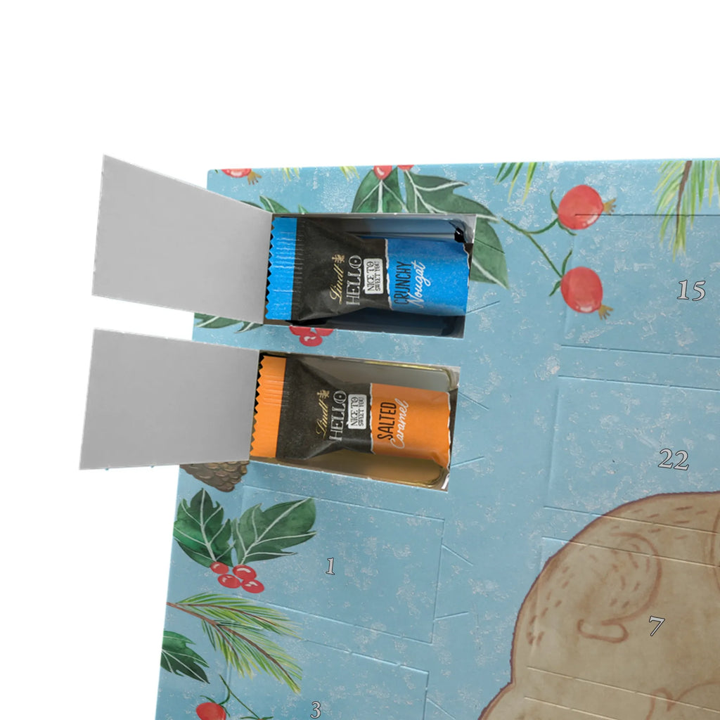 Chocolate advent calendar otter holding hands mammal, predator, gifts for people in love, gift ideas for animal lovers, animal, aquatic animal, marten, otter gifts, water mammal, water, water animal, sea otter, animal lover, European otter, baby otter, Otter Sea Otter Lake Otter