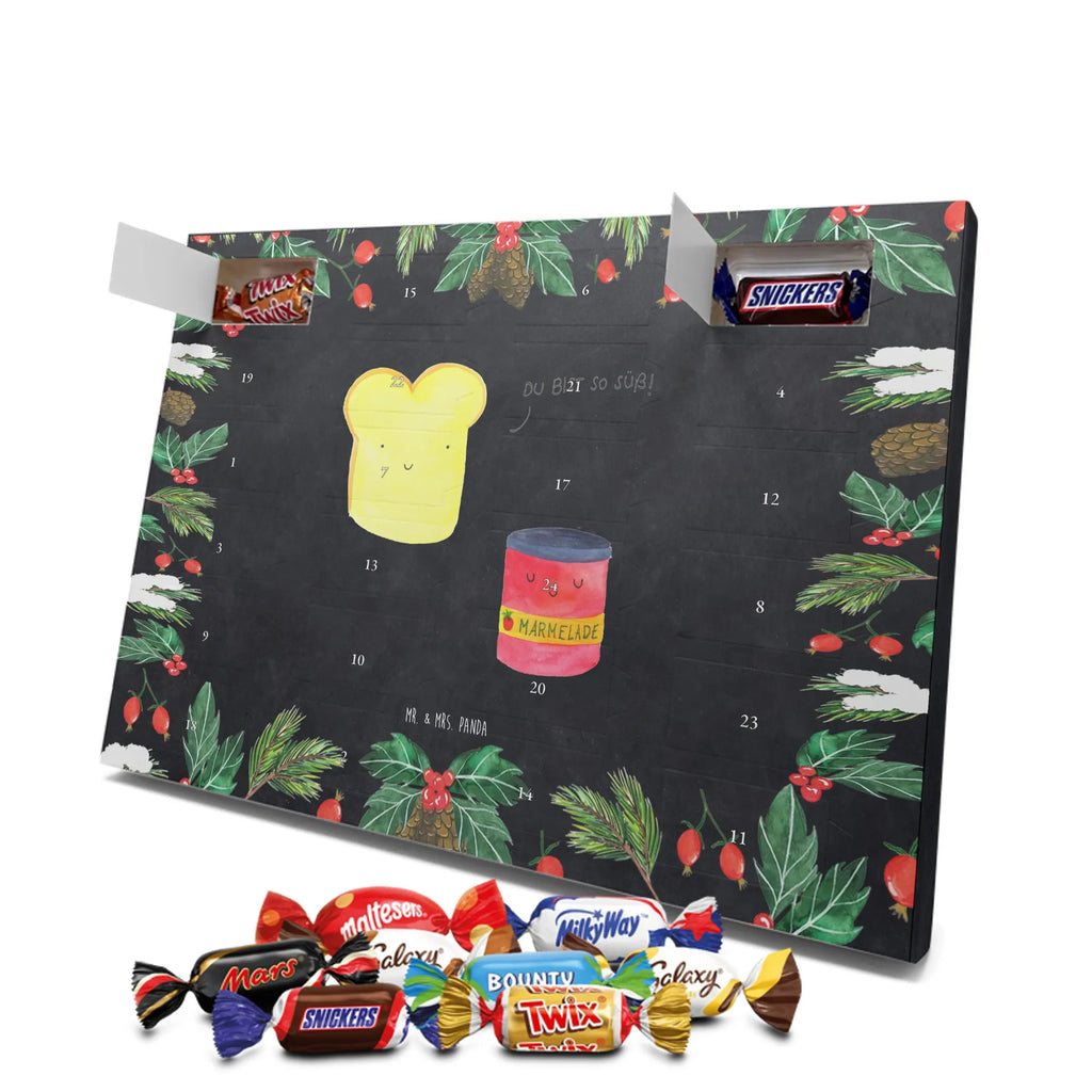 Chocolate advent calendar toast jam gift ideas, gifts, small animals, good mood, cute, funny sayings, cute animal motives, hand drawn, special gifts, card, animal lover, kitchen saying, kitchen decoration, cute postcard, breakfast invitation, jam, bread, sweet