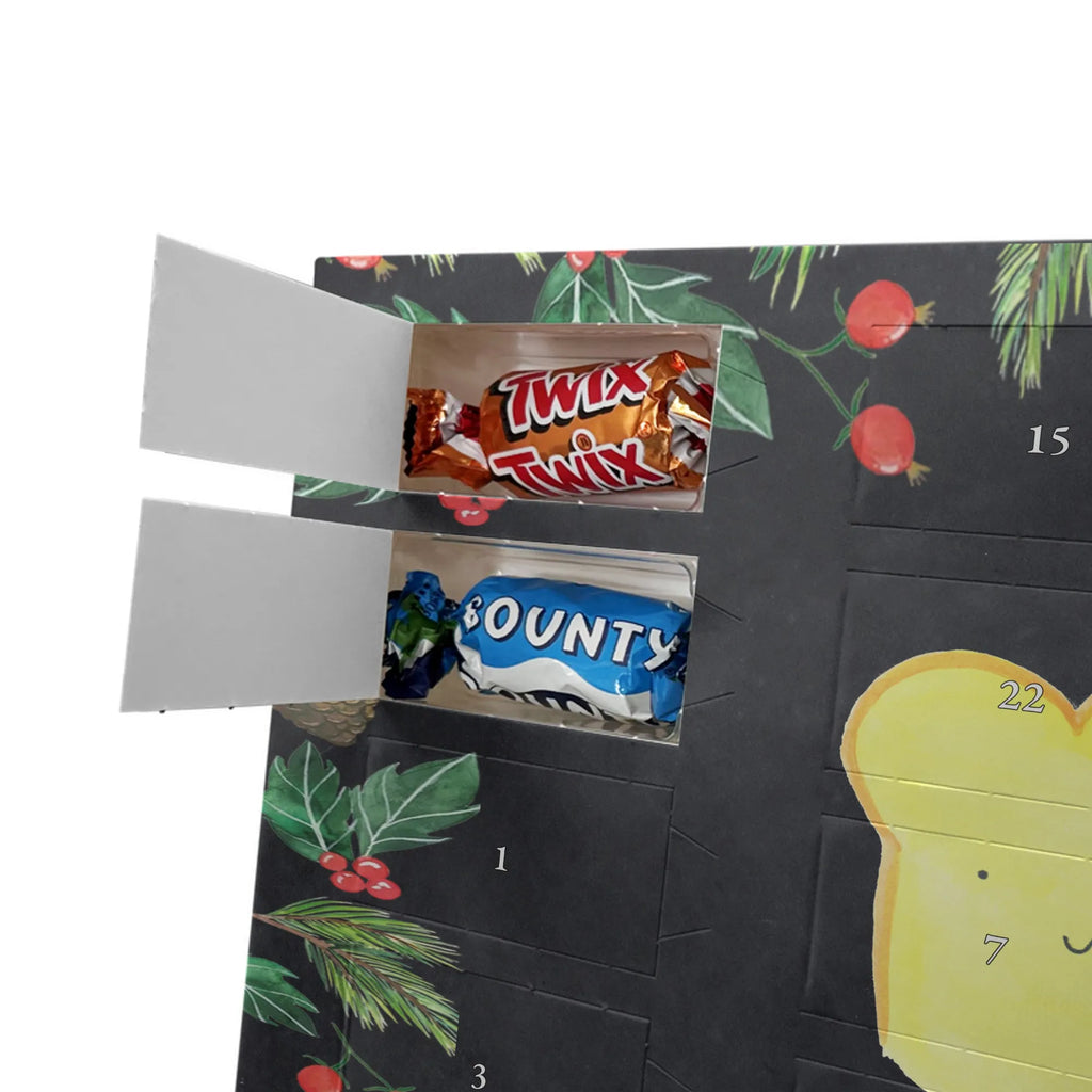 Chocolate advent calendar toast jam gift ideas, gifts, small animals, good mood, cute, funny sayings, cute animal motives, hand drawn, special gifts, card, animal lover, kitchen saying, kitchen decoration, cute postcard, breakfast invitation, jam, bread, sweet