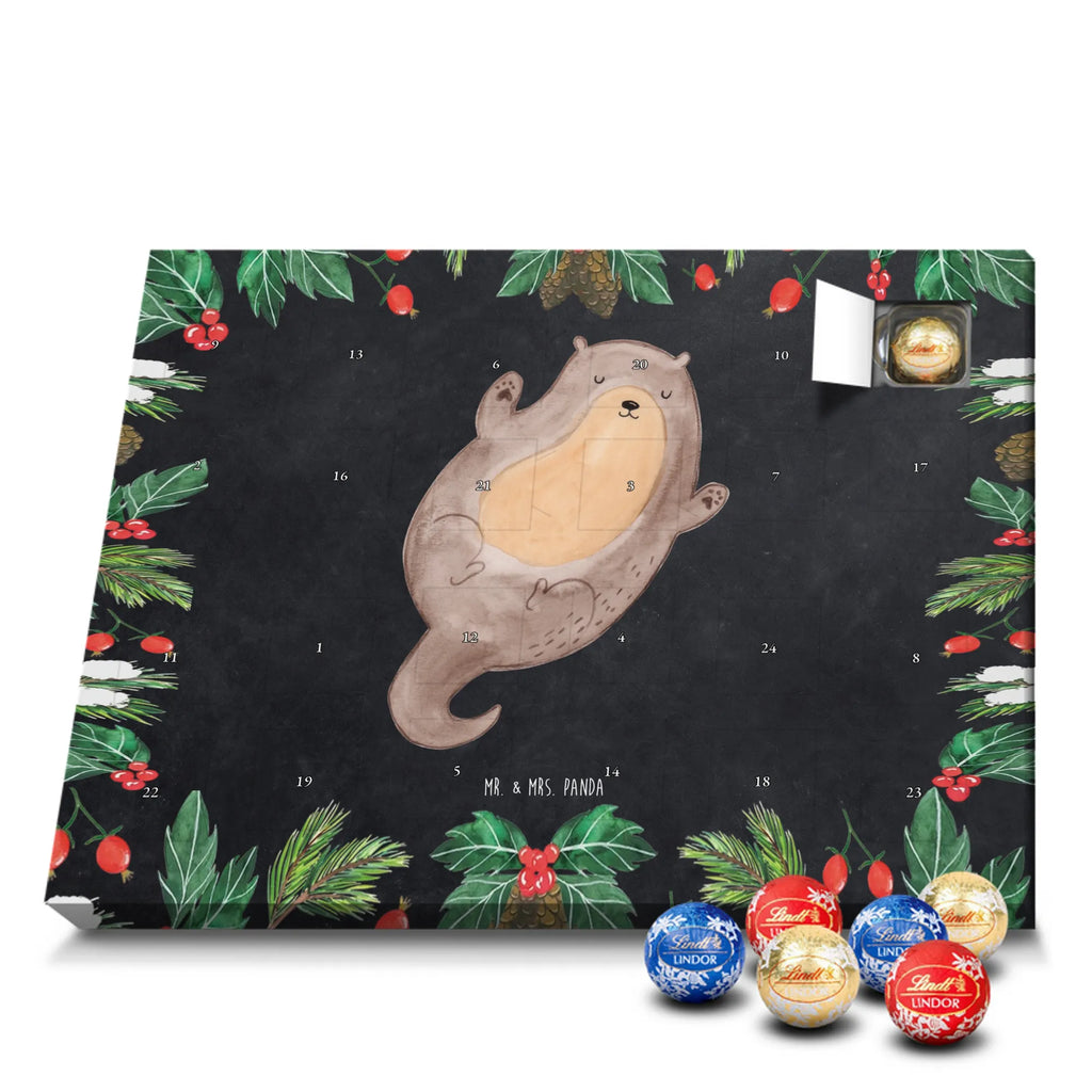 Chocolate advent calendar otter Embrace mammal, predator, gifts for people in love, gift ideas for animal lovers, animal, aquatic animal, marten, otter gifts, water mammal, water, water animal, sea otter, animal lover, European otter, baby otter, Otter Sea Otter Lake Otter