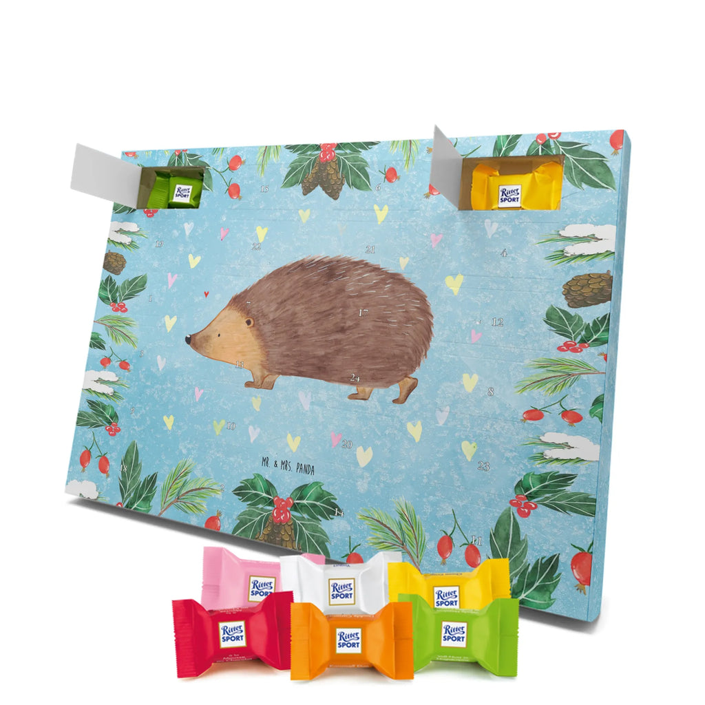Chocolate advent calendar Hedgehog hearts gift ideas, gifts, small animals, good mood, cute, funny sayings, cute animal motives, hand drawn, special gifts, card, animal lover, kiss, heart, hearts, trust