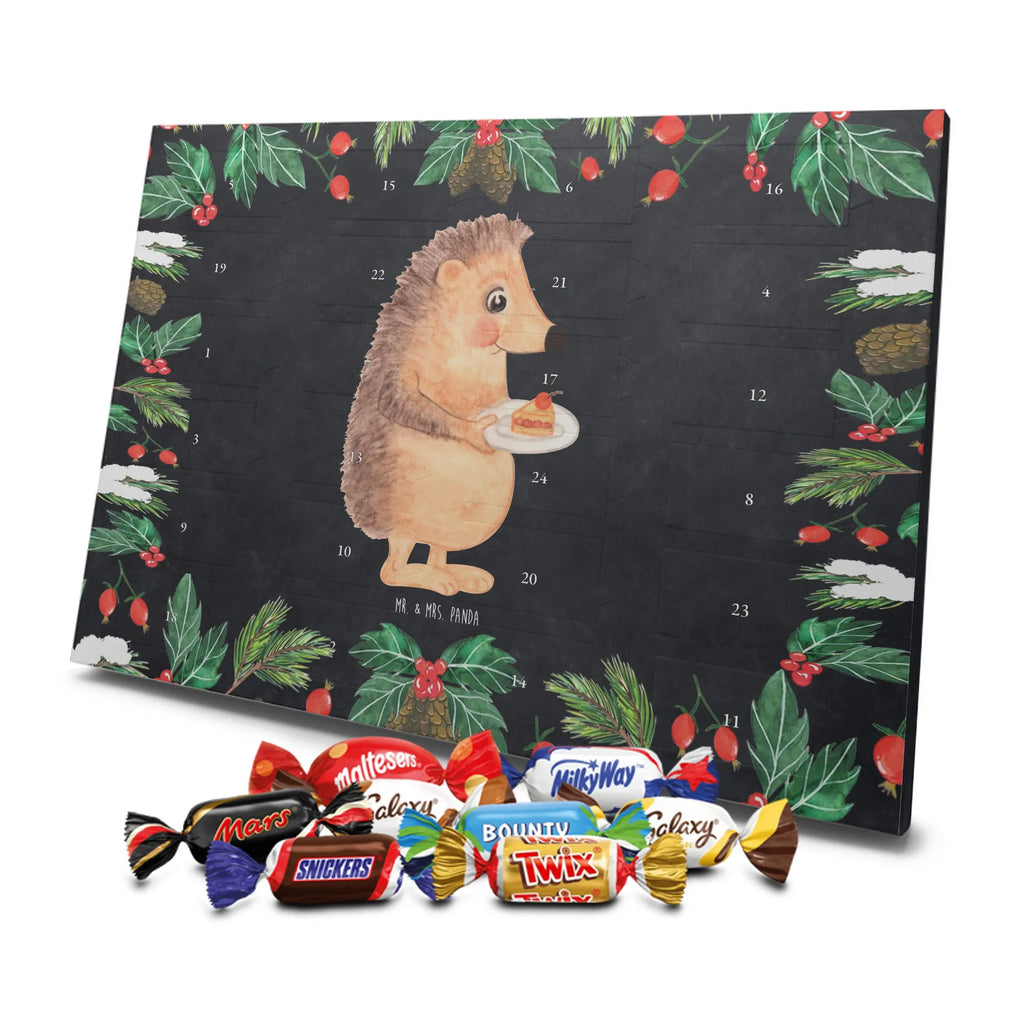 Chocolate advent calendar Hedgehog piece of cake gift ideas, gifts, small animals, good mood, cute, funny sayings, cute animal motives, hand drawn, special gifts, card, animal lover, birthday cake, invitation party, bake cake, food saying, baking gift, cake