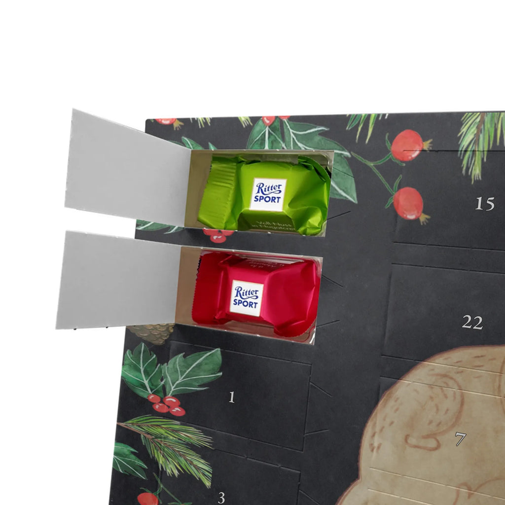 Chocolate advent calendar otter holding hands mammal, predator, gifts for people in love, gift ideas for animal lovers, animal, aquatic animal, marten, otter gifts, water mammal, water, water animal, sea otter, animal lover, European otter, baby otter, Otter Sea Otter Lake Otter