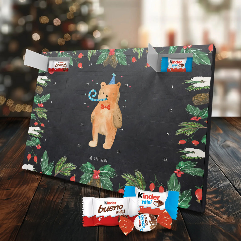 Chocolate advent calendar bear Birthday cuddly toy, teddy bear