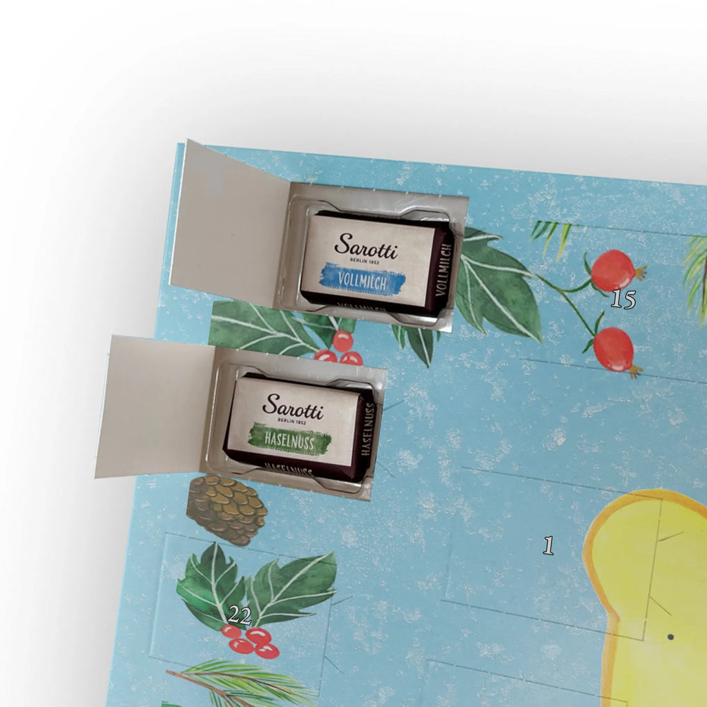 Chocolate advent calendar toast jam gift ideas, gifts, small animals, good mood, cute, funny sayings, cute animal motives, hand drawn, special gifts, card, animal lover, kitchen saying, kitchen decoration, cute postcard, breakfast invitation, jam, bread, sweet