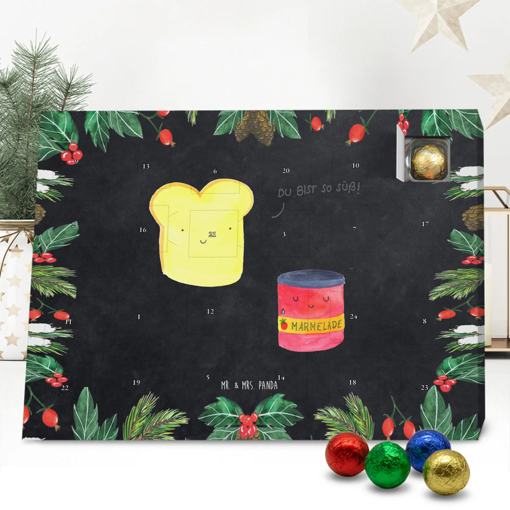 Chocolate advent calendar toast jam gift ideas, gifts, small animals, good mood, cute, funny sayings, cute animal motives, hand drawn, special gifts, card, animal lover, kitchen saying, kitchen decoration, cute postcard, breakfast invitation, jam, bread, sweet