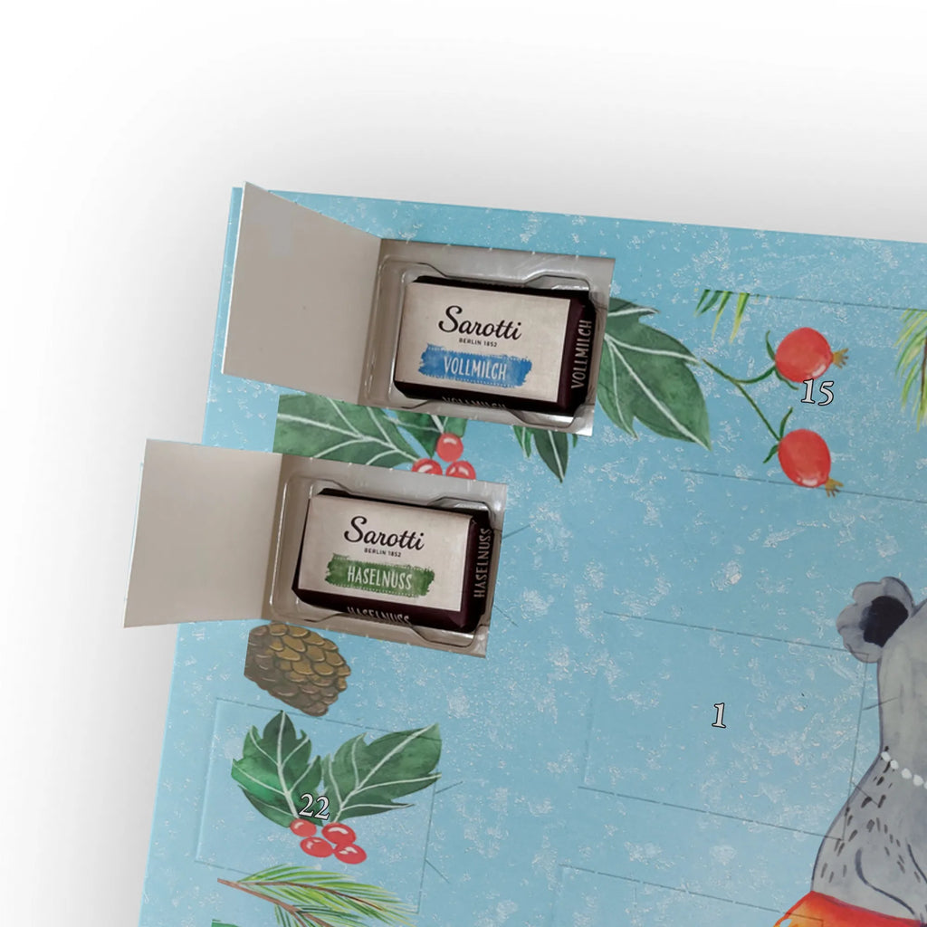 Chocolate advent calendar Koala Family Father's Day, Mother's Day, children, siblings, family life