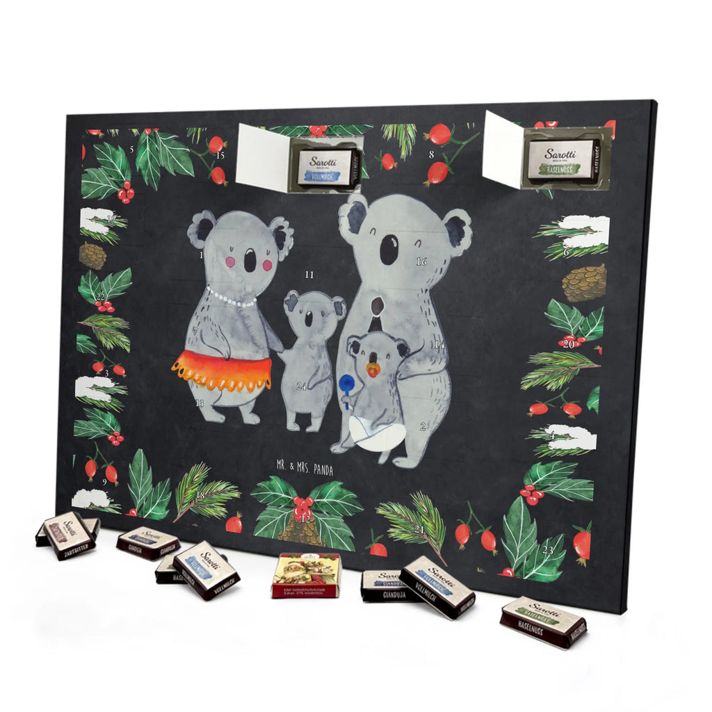 Chocolate advent calendar Koala Family Father's Day, Mother's Day, children, siblings, family life