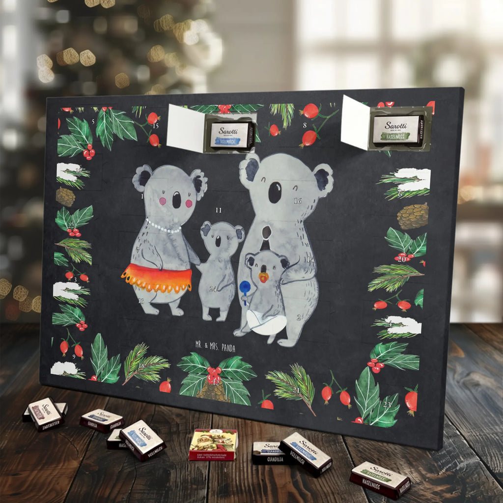 Chocolate advent calendar Koala Family Father's Day, Mother's Day, children, siblings, family life