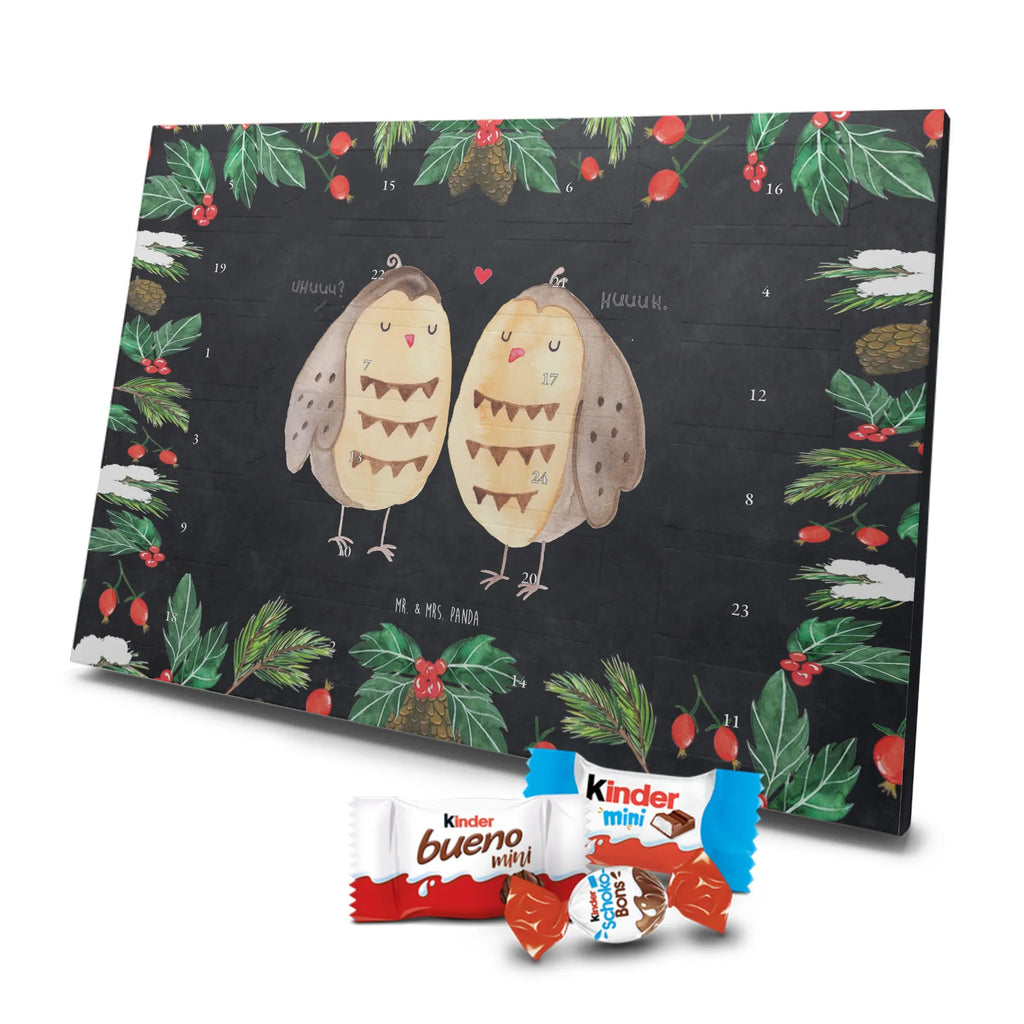 Chocolate advent calendar owls Love illustrated, nocturnal, romantic gift, gift ideas, birthday present, forest animal, bird, owl decor, Girlfriend gift, Pun funny, Owl decoration, Love saying, Wedding saying, Friend