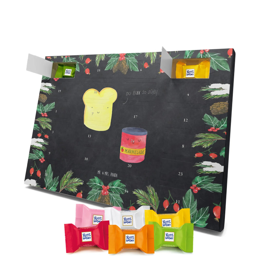 Chocolate advent calendar toast jam gift ideas, gifts, small animals, good mood, cute, funny sayings, cute animal motives, hand drawn, special gifts, card, animal lover, kitchen saying, kitchen decoration, cute postcard, breakfast invitation, jam, bread, sweet