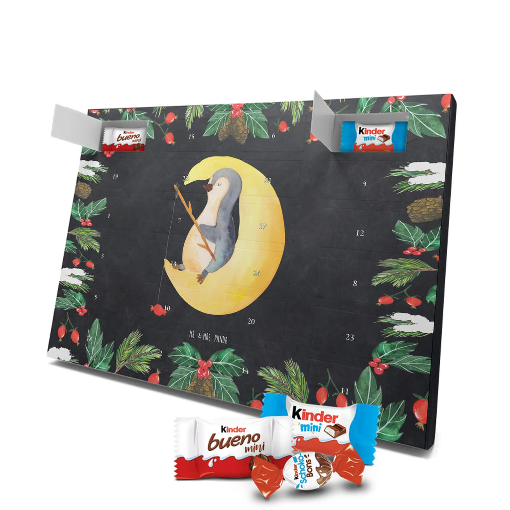 Chocolate advent calendar Penguin moon North Pole, Penguins, bedroom, night's rest, falling asleep, insomnia, guest room, sleep, penguins, saying