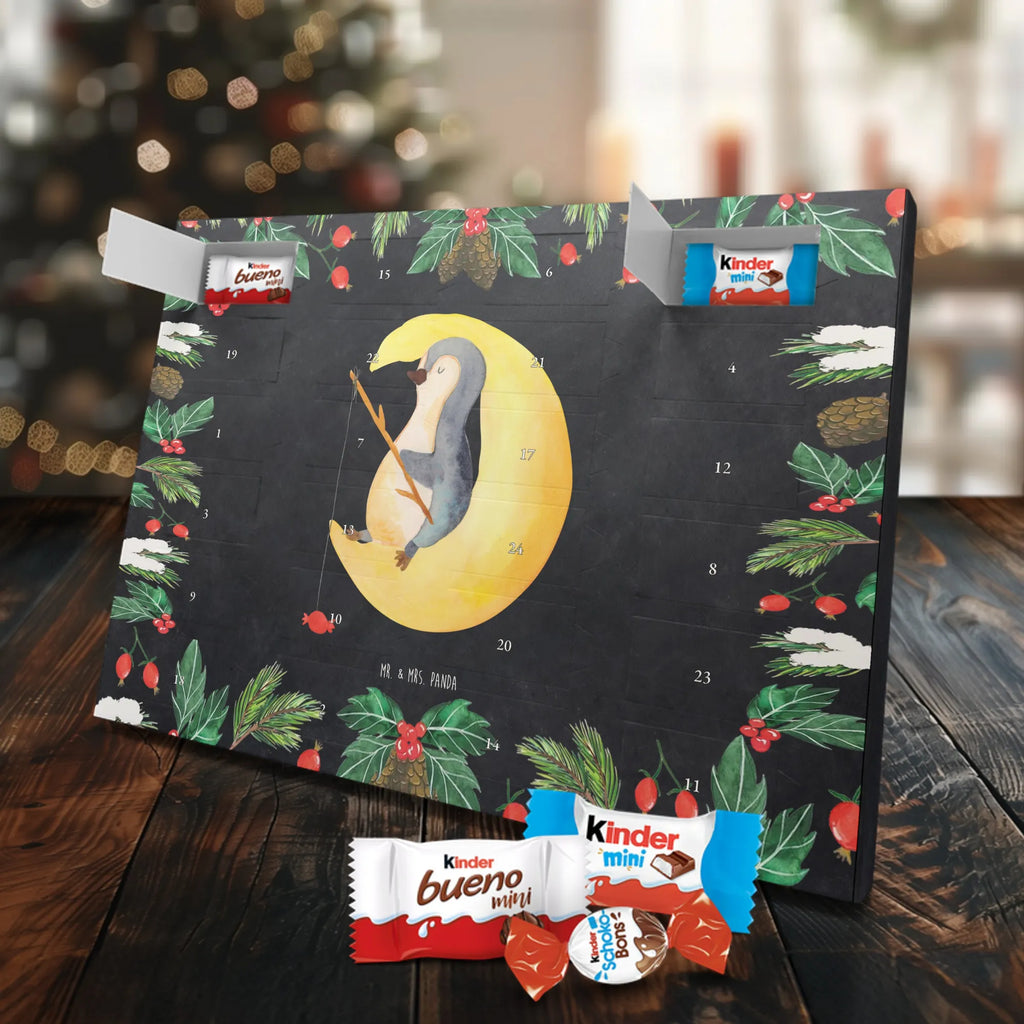 Chocolate advent calendar Penguin moon North Pole, Penguins, bedroom, night's rest, falling asleep, insomnia, guest room, sleep, penguins, saying