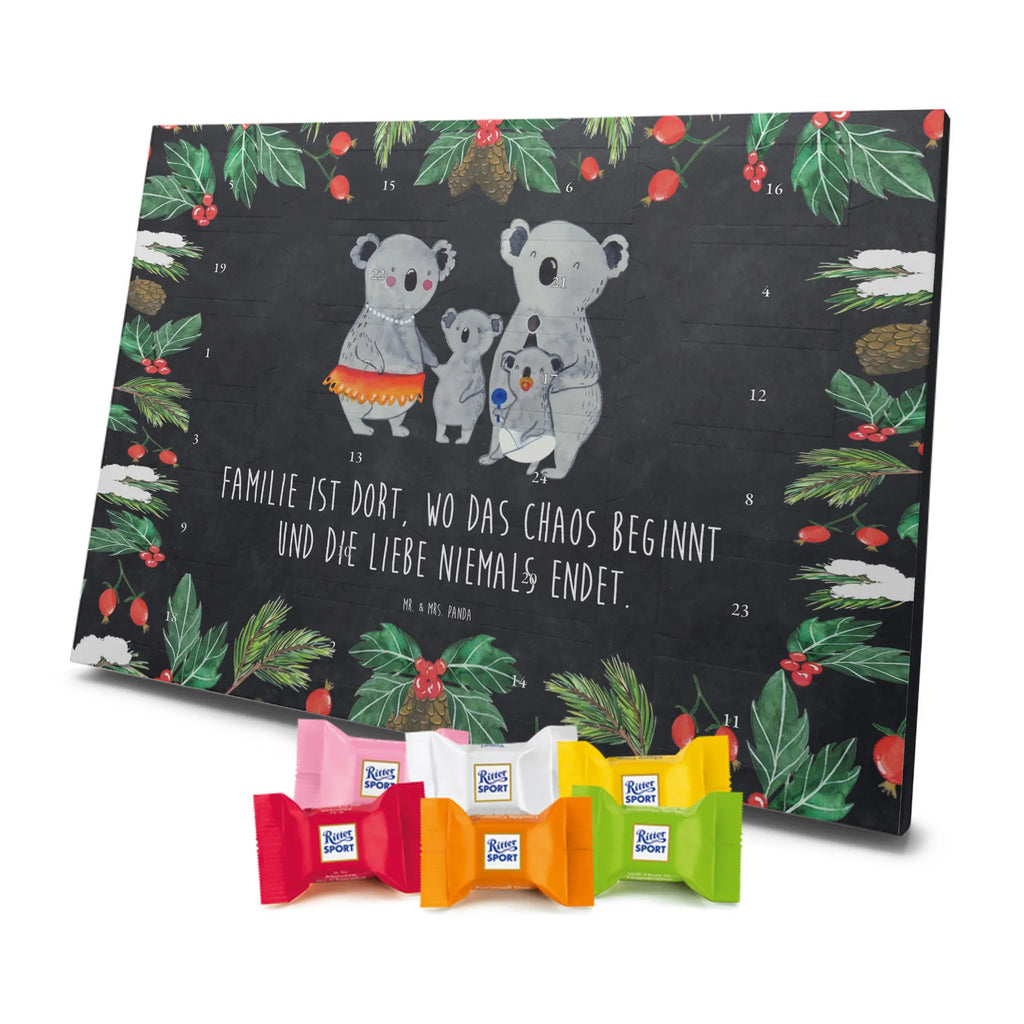 Chocolate advent calendar Koala Family Father's Day, Mother's Day, children, siblings, family life