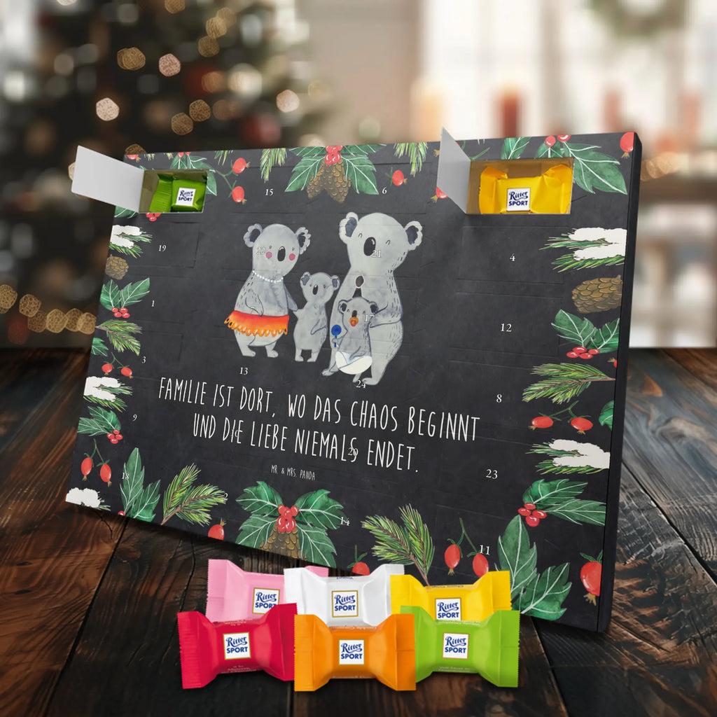 Chocolate advent calendar Koala Family Father's Day, Mother's Day, children, siblings, family life