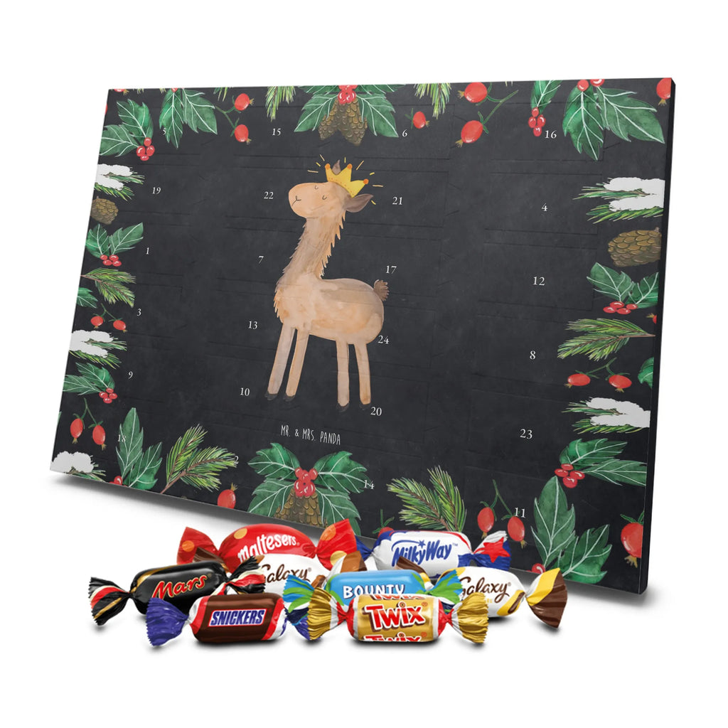 Chocolate advent calendar lama king Llama, alpaca, trendy animal, office colleague, mum, colleague, king, girlfriend, supervisor, high school graduation