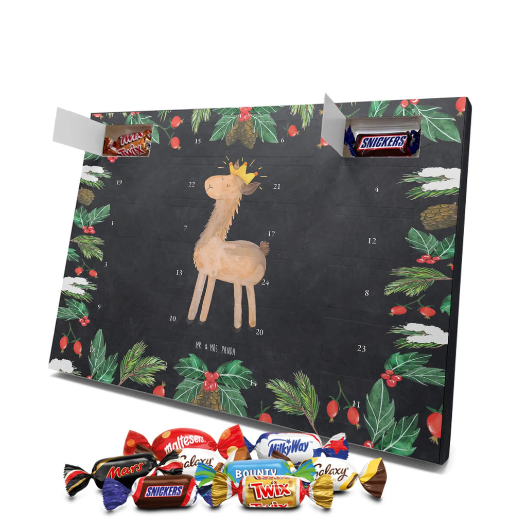 Chocolate advent calendar lama king Llama, alpaca, trendy animal, office colleague, mum, colleague, king, girlfriend, supervisor, high school graduation