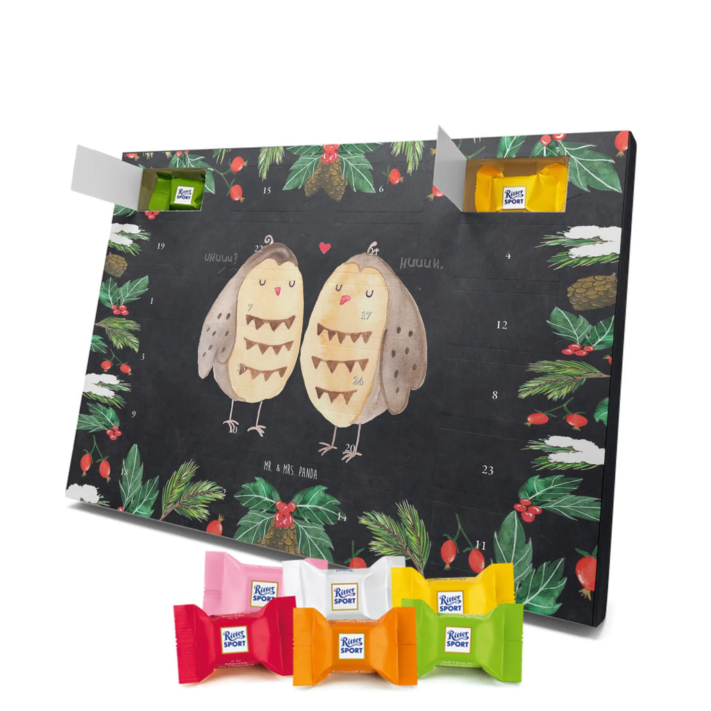 Chocolate advent calendar owls Love illustrated, nocturnal, romantic gift, gift ideas, birthday present, forest animal, bird, owl decor, Girlfriend gift, Pun funny, Owl decoration, Love saying, Wedding saying, Friend