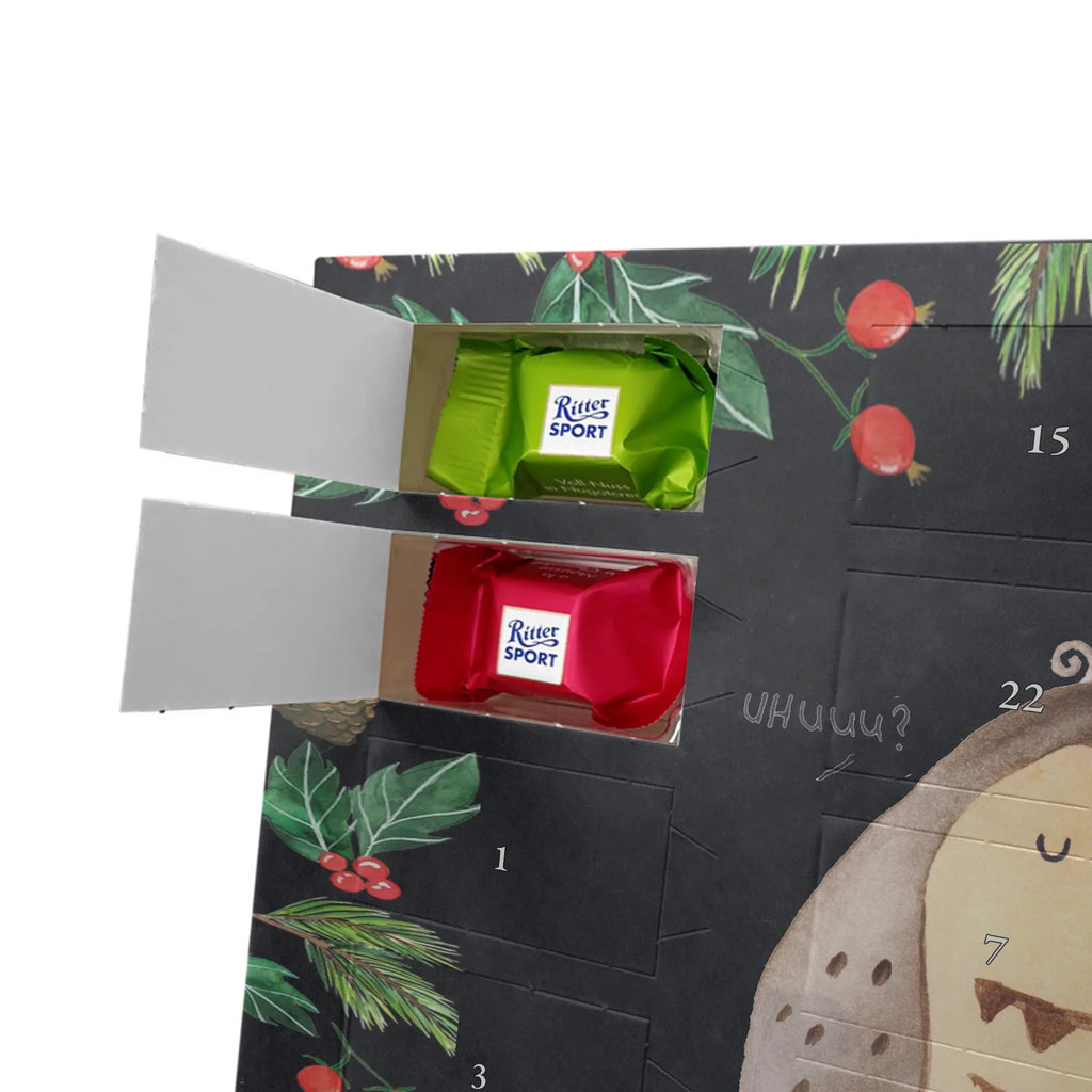 Chocolate advent calendar owls Love illustrated, nocturnal, romantic gift, gift ideas, birthday present, forest animal, bird, owl decor, Girlfriend gift, Pun funny, Owl decoration, Love saying, Wedding saying, Friend