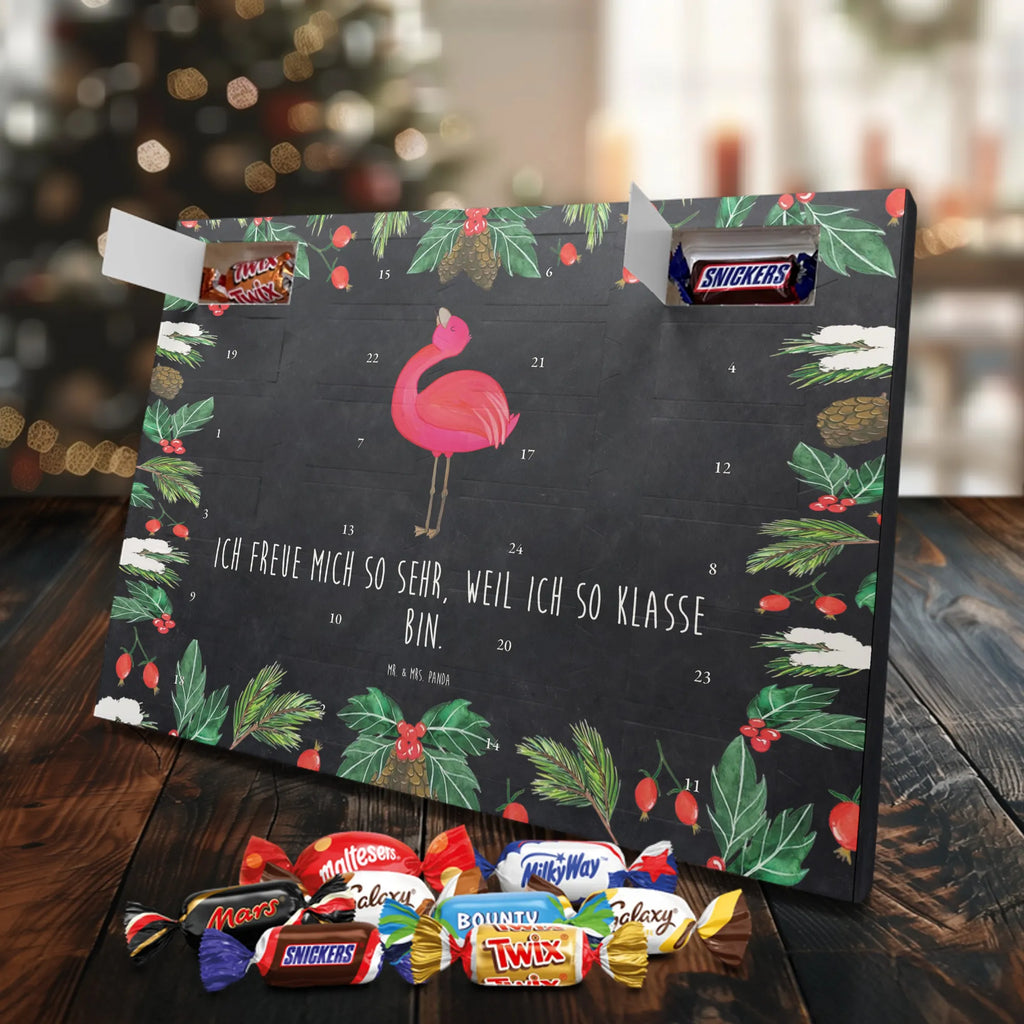 Chocolate advent calendar flamingo Proud gifts, gift idea, small gifts, pink gifts, adults, pink bird, children, bird of paradise, Caribbean feeling, funny sayings, girls gifts, unusual gifts in pink, flamingo fans, red, gift pink, flamingo decoration, vacation, joy, self-acceptance, best friend, friend, daughter, self-love, proud
