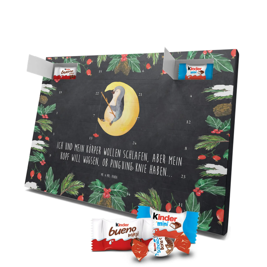 Chocolate advent calendar Penguin moon North Pole, Penguins, bedroom, night's rest, falling asleep, insomnia, guest room, sleep, penguins, saying